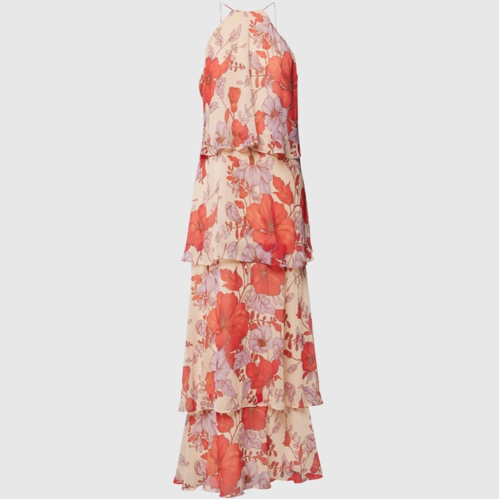 Mango | Ruffle Floral Print Dress